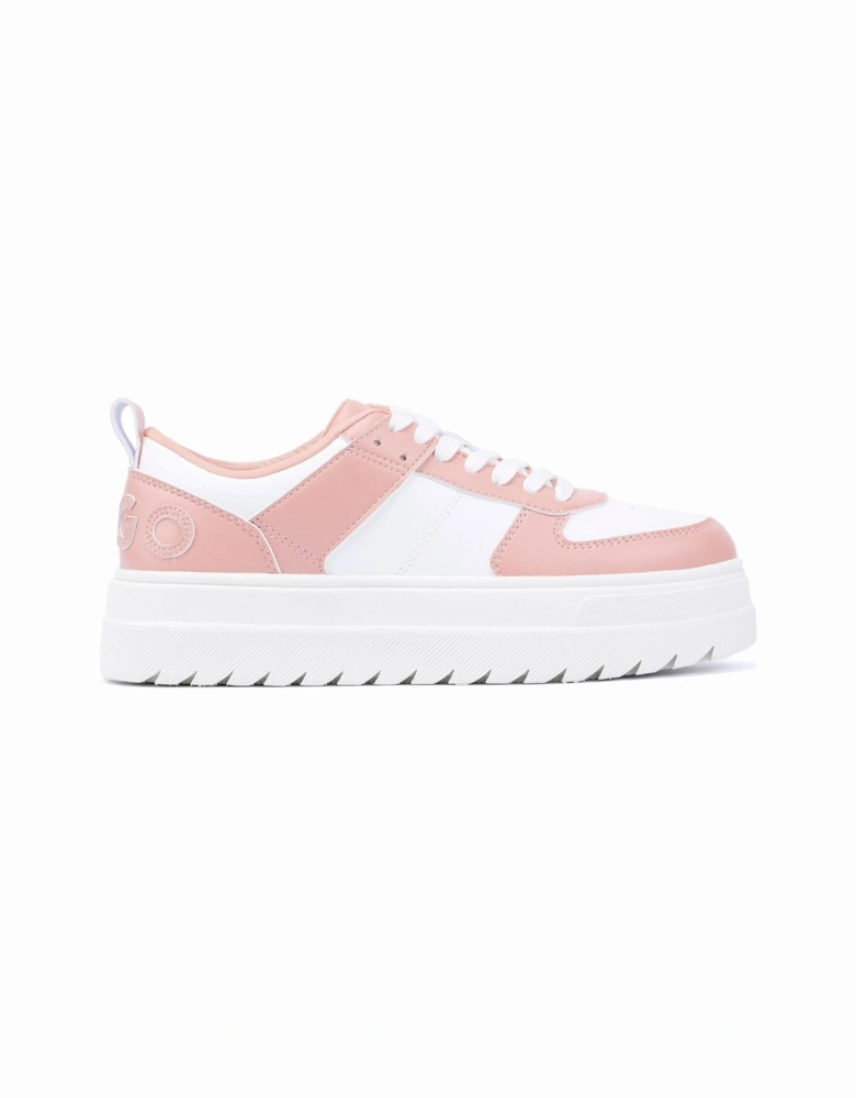 Hugo Lyssa Tennis Women's White/Pink Trainers