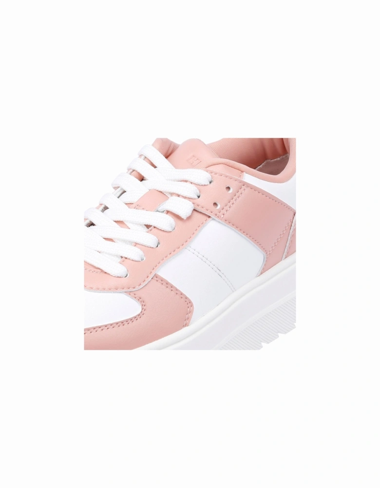 Hugo Lyssa Tennis Women's White/Pink Trainers