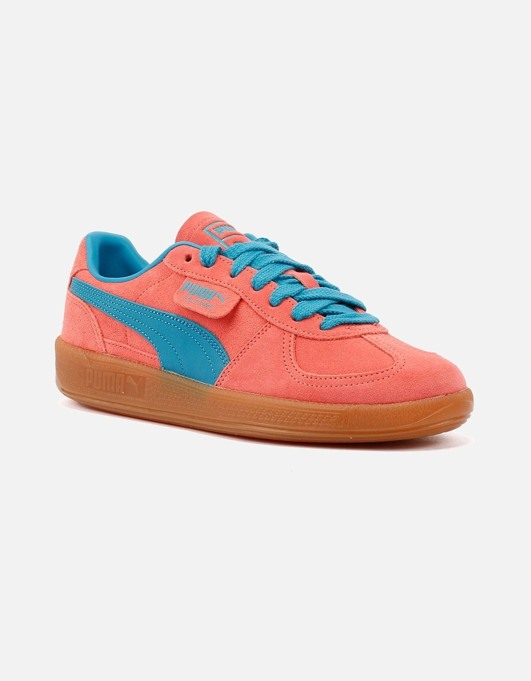 Palermo Leather Pink/Blue Trainers