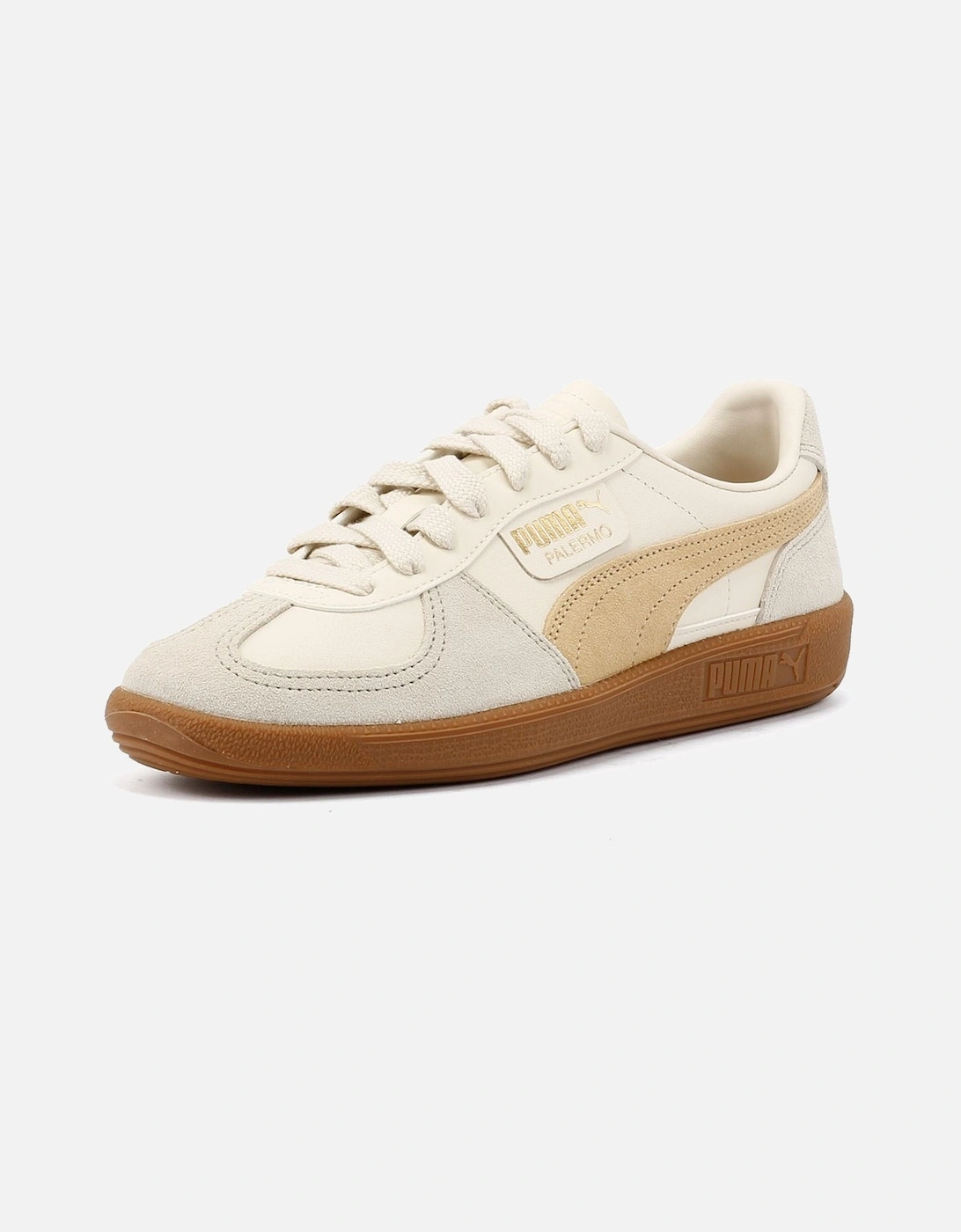 Palermo Leather Snow/Desert Dust Trainers