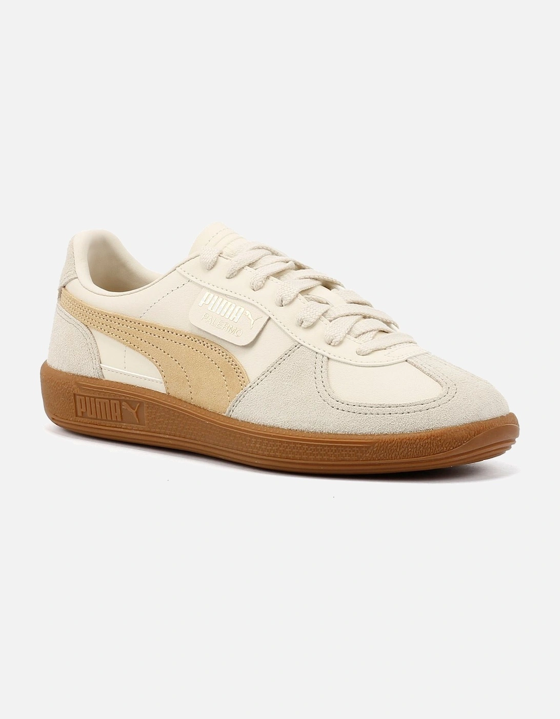 Palermo Leather Snow/Desert Dust Trainers