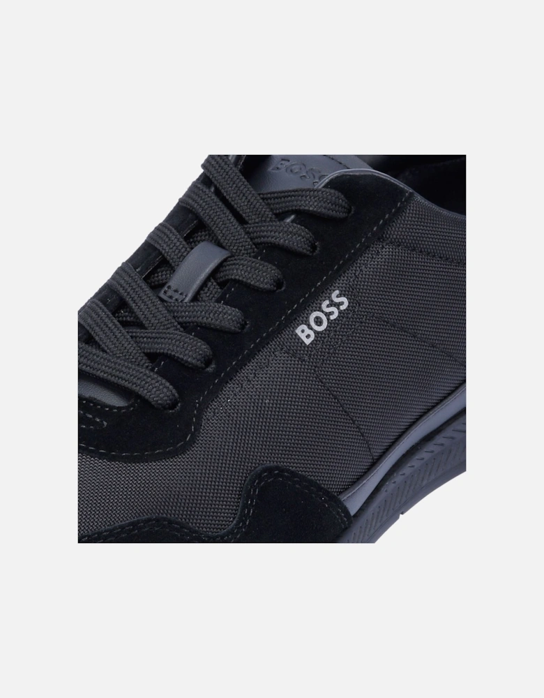 Boss Titanium Men's Black Trainers