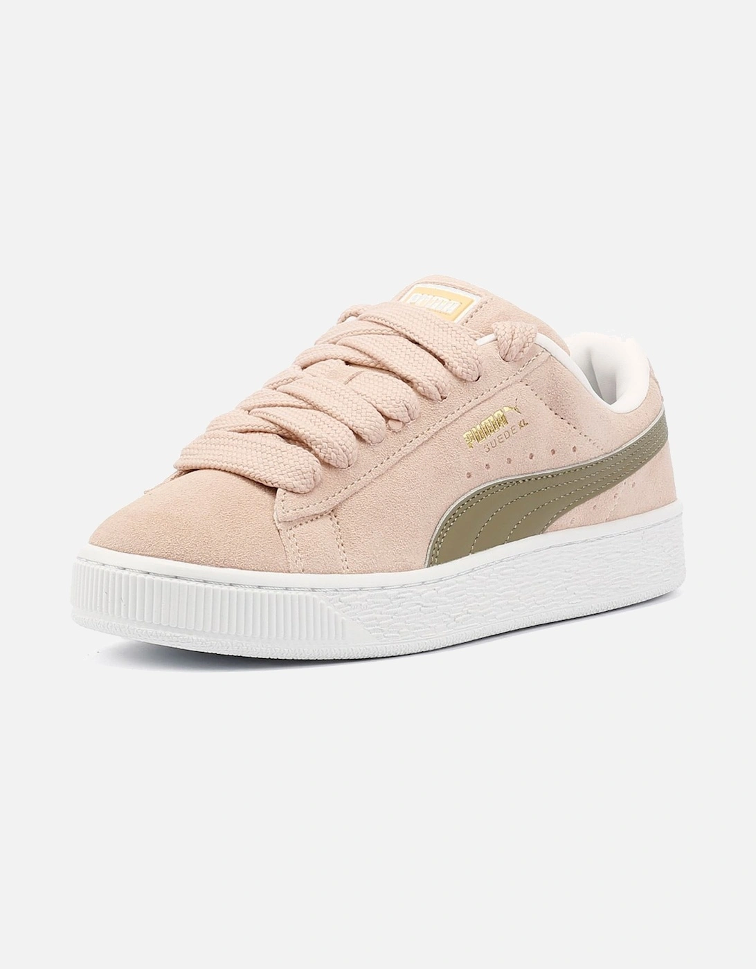 - 395205-55 UNISEX SUEDE XL ROSE QUARTZ/MOSS