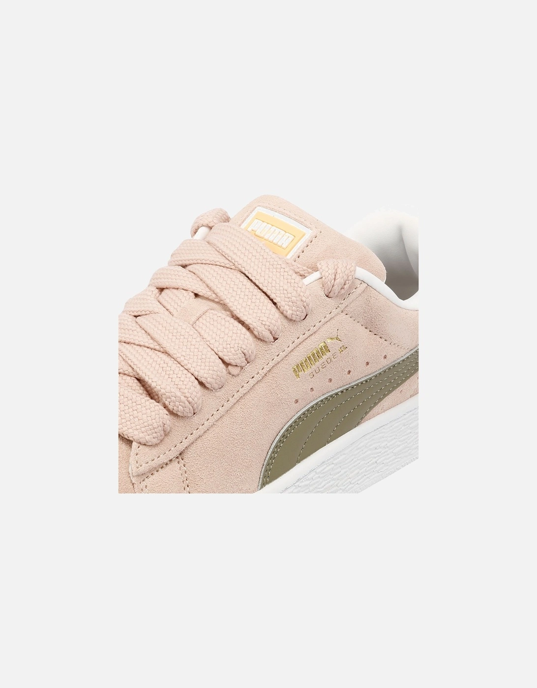 - 395205-55 UNISEX SUEDE XL ROSE QUARTZ/MOSS