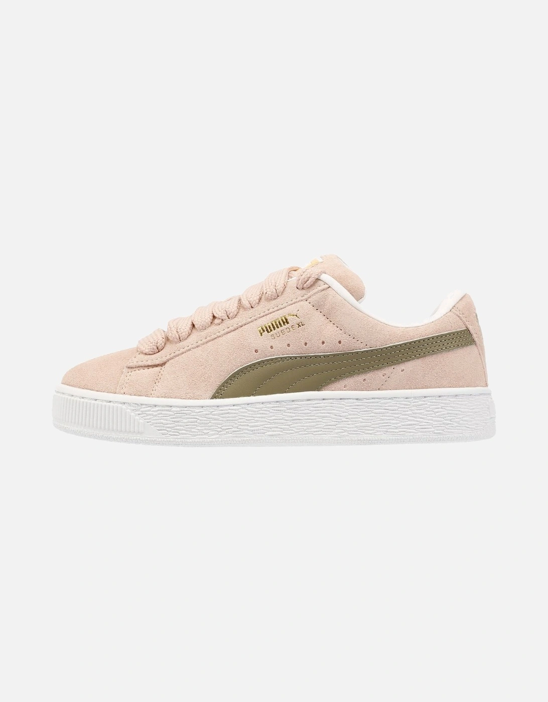 - 395205-55 UNISEX SUEDE XL ROSE QUARTZ/MOSS