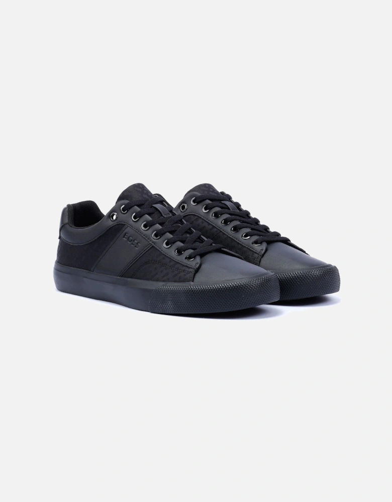 Boss Aiden Tennis Men's Black Trainers