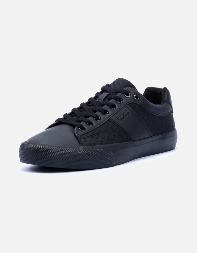 Boss Aiden Tennis Men's Black Trainers