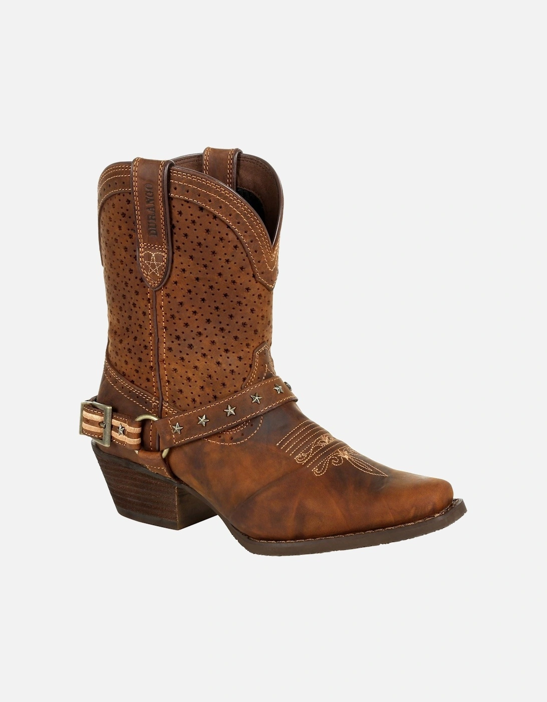 model Crush Shortie Boot Female in Bomber Brown, 10 of 9