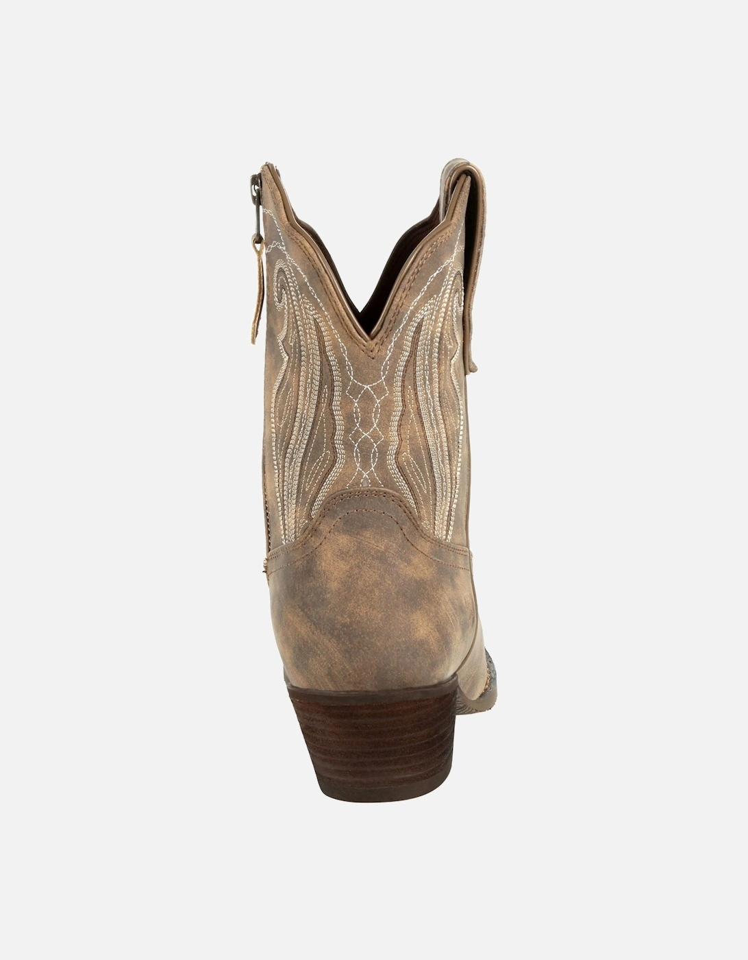 model Crush Shortie Boot Female in Driftwood