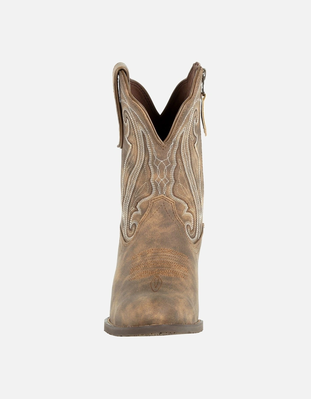 model Crush Shortie Boot Female in Driftwood