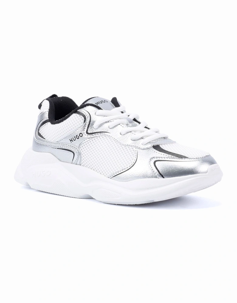 Hugo - 50536308-111 WOMENS HUGO LEON TENNIS SILVER/BLACK