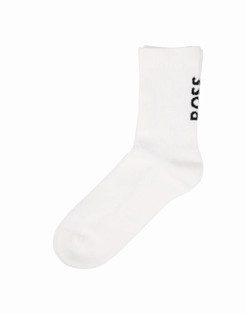 Boss 3 Pack Logo Bamboo Men's Black Calf High Socks