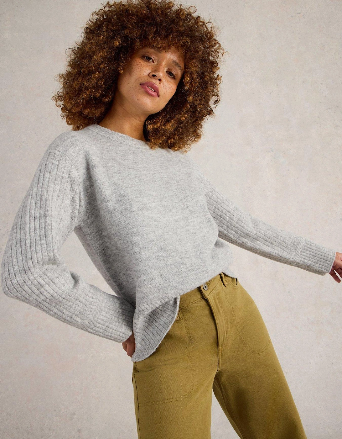 Sophia Souffle Jumper - Grey, 2 of 1