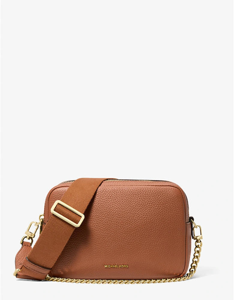 Bryant Medium Pebbled Leather Camera Crossbody Bag