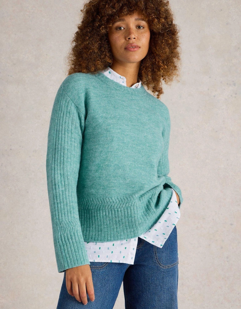 Sophia Souffle Jumper - Blue