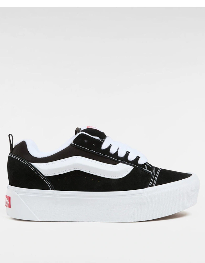 Women's Knu Skool Stack Trainers - Black/White