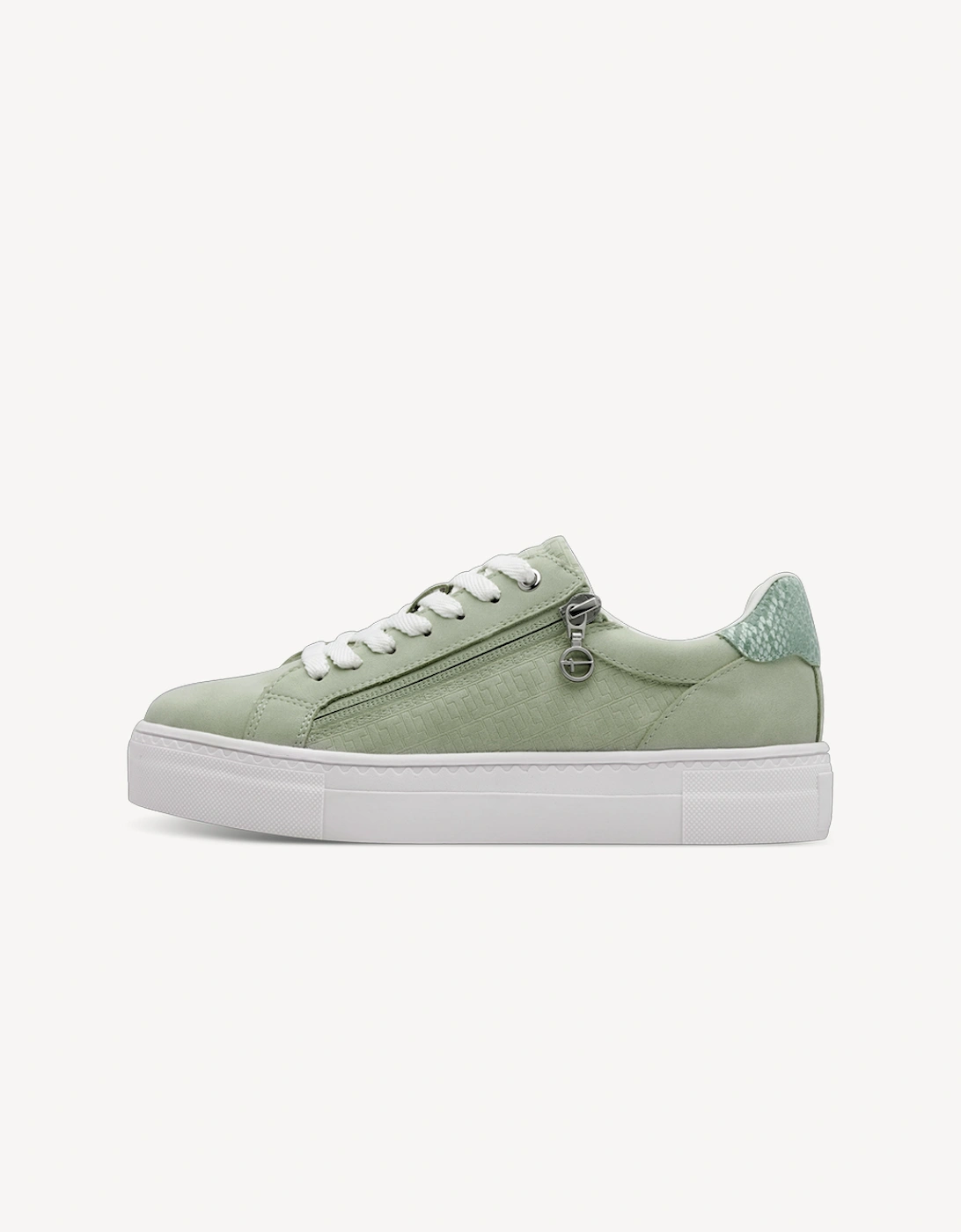 Women's 1-23313-41-760 Lace Up Trainer Mint