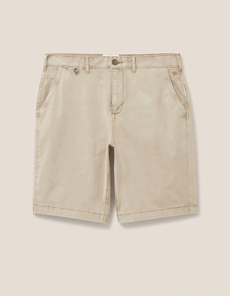 Men's Sutton Organic Chino Short Light Natural