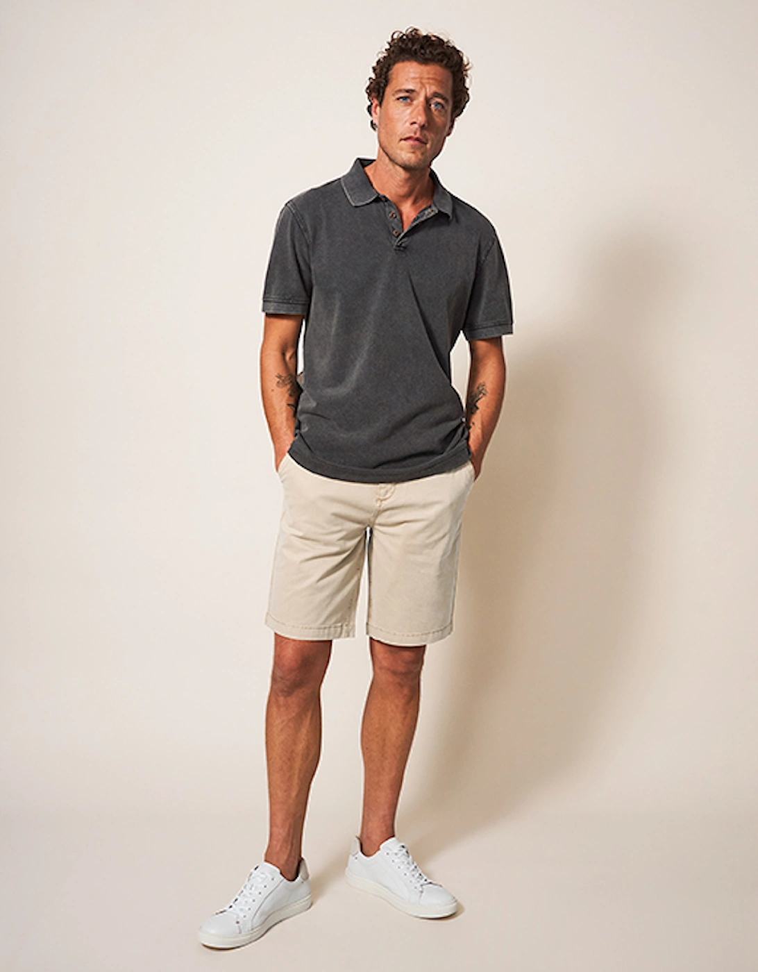 Men's Sutton Organic Chino Short Light Natural