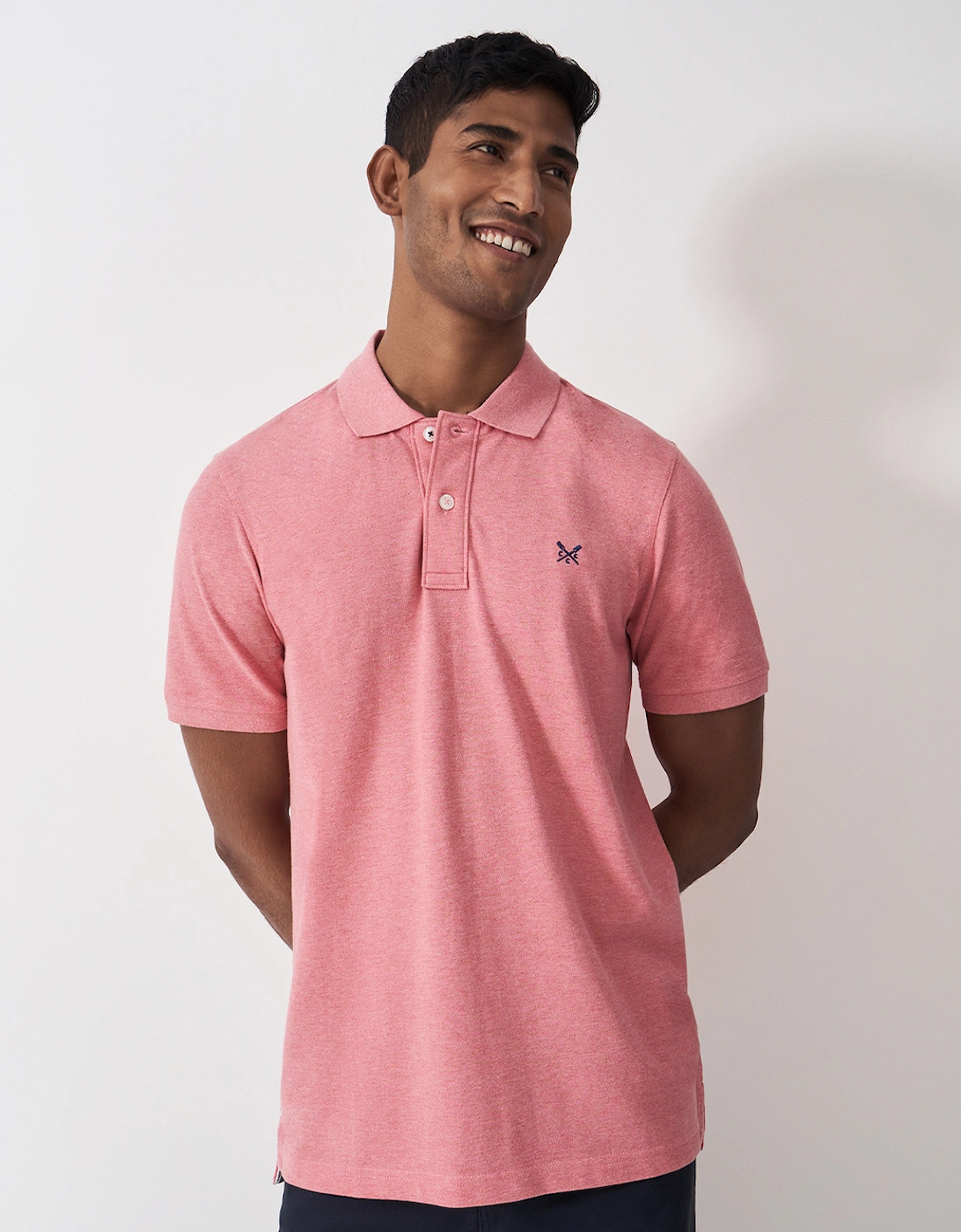 Men's Classic Pique Polo Flamingo Plume, 6 of 5