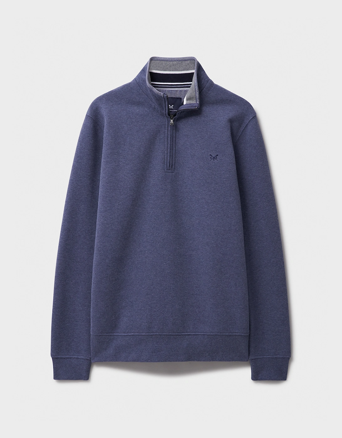 Men's Classic 1/2 Zip Sweat Steel Blue