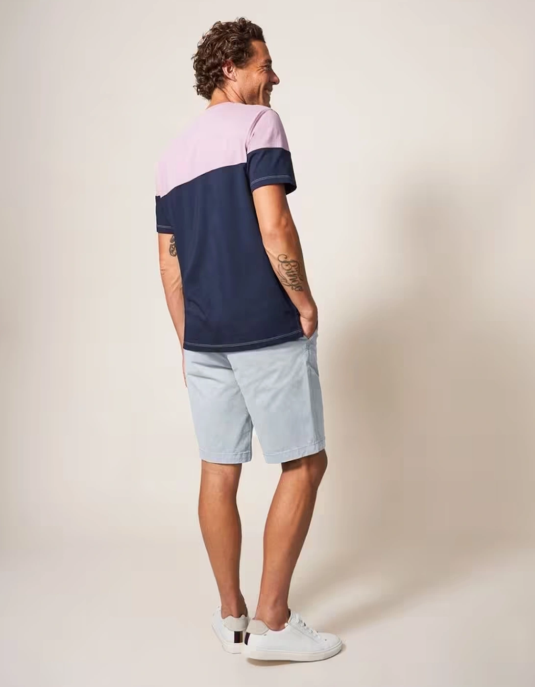 Men's Sutton Organic Chino Short Light Grey