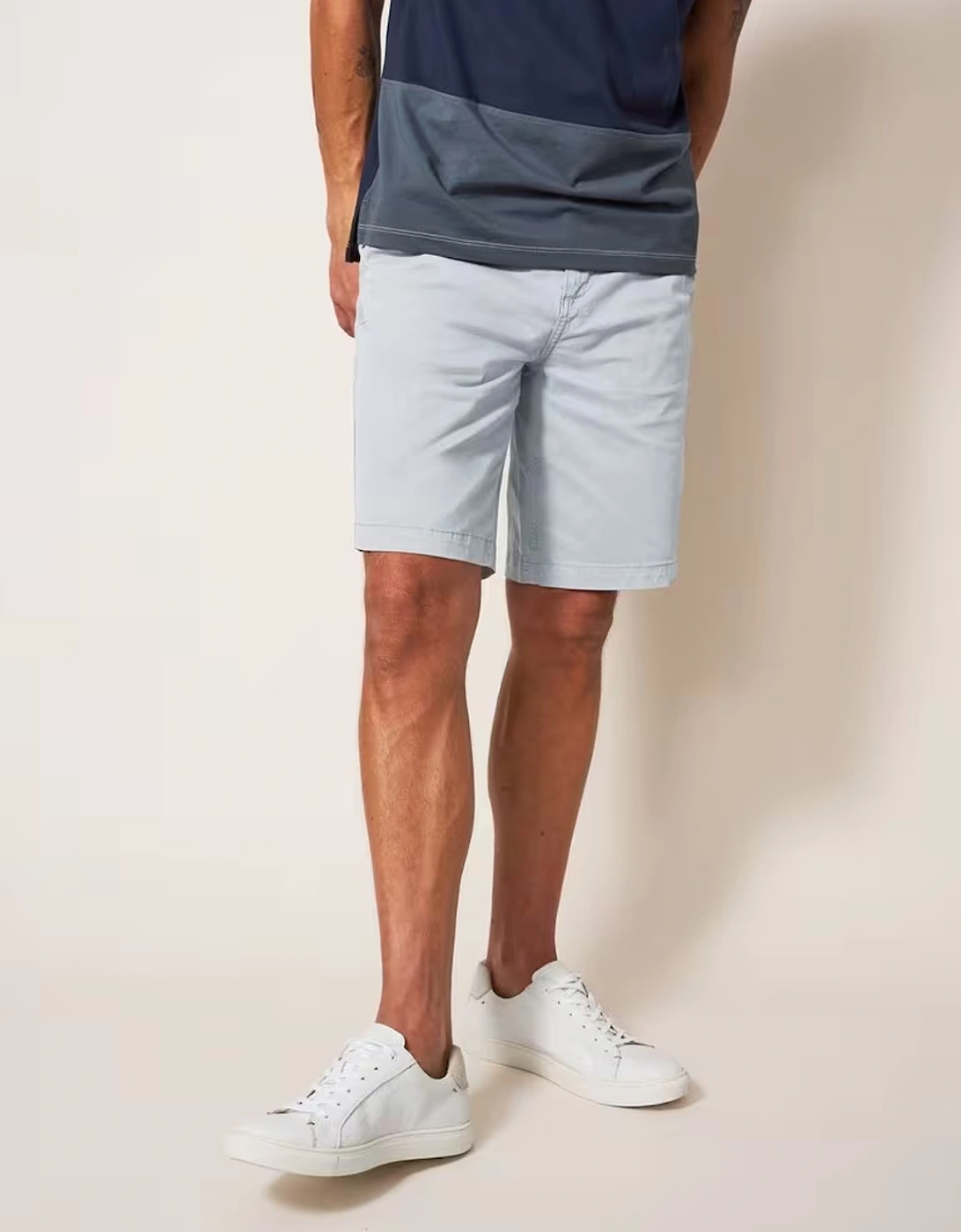 Men's Sutton Organic Chino Short Light Grey