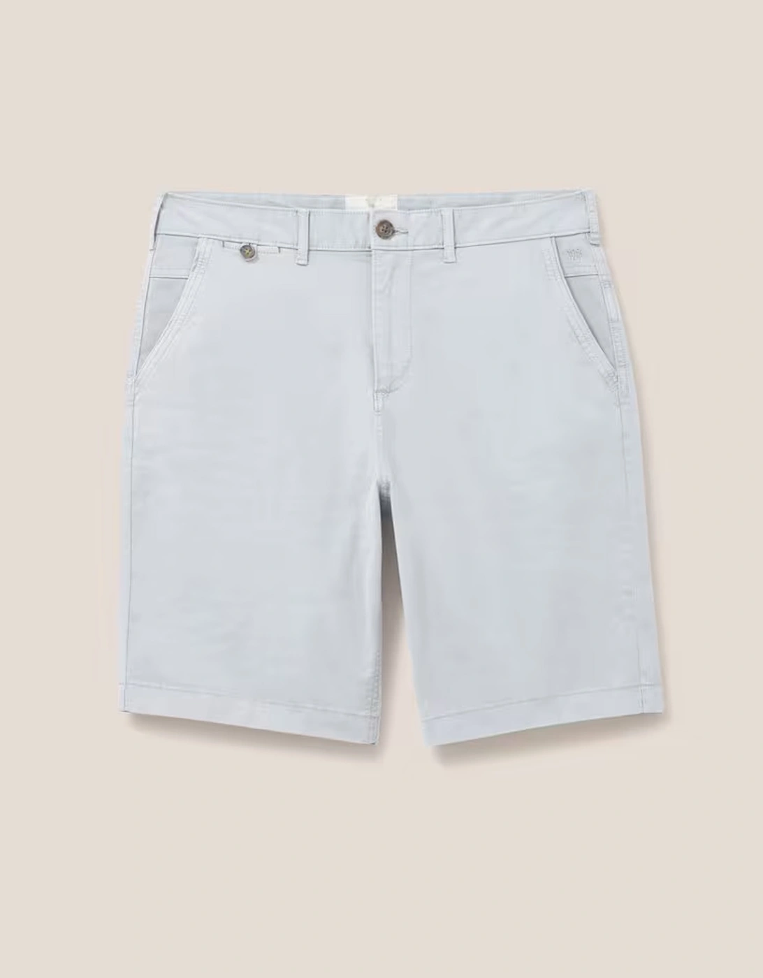 Men's Sutton Organic Chino Short Light Grey