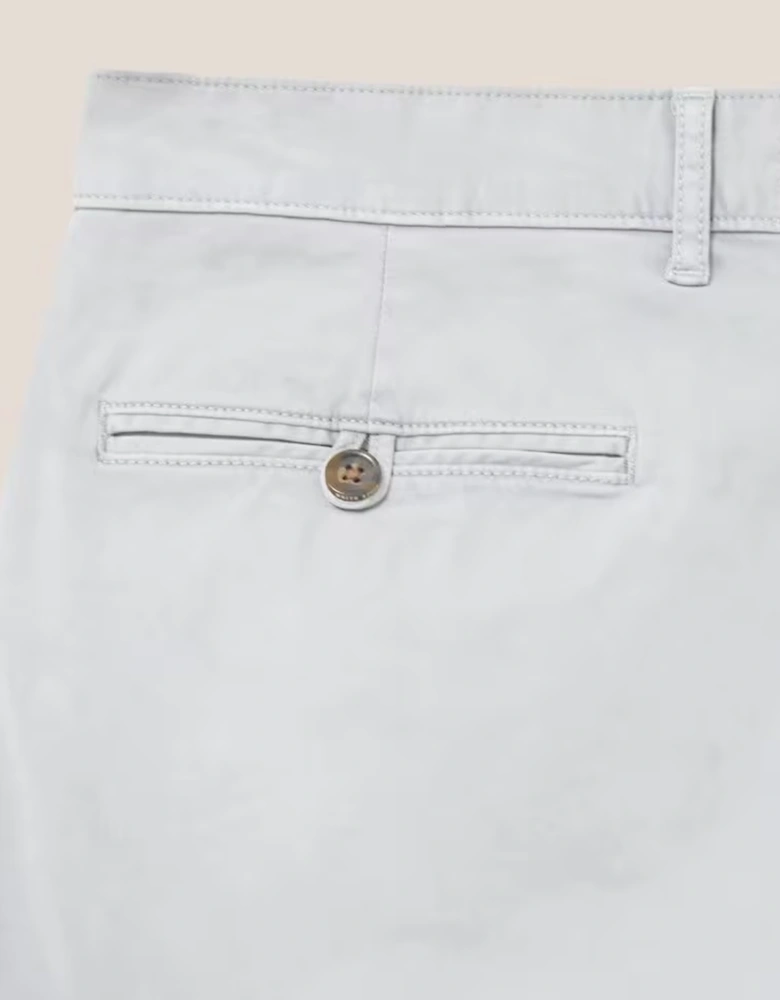 Men's Sutton Organic Chino Short Light Grey