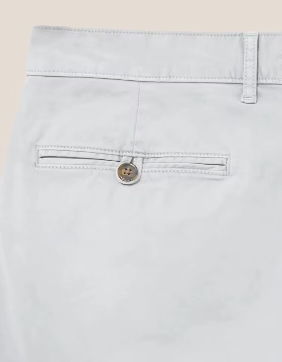 Men's Sutton Organic Chino Short Light Grey