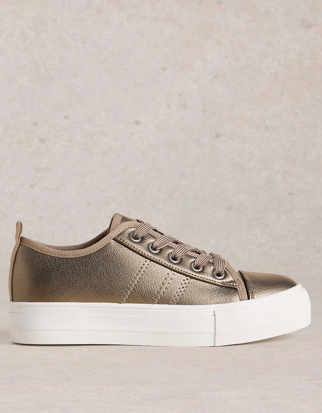Pippa Flatform Trainer - Silver, 2 of 1
