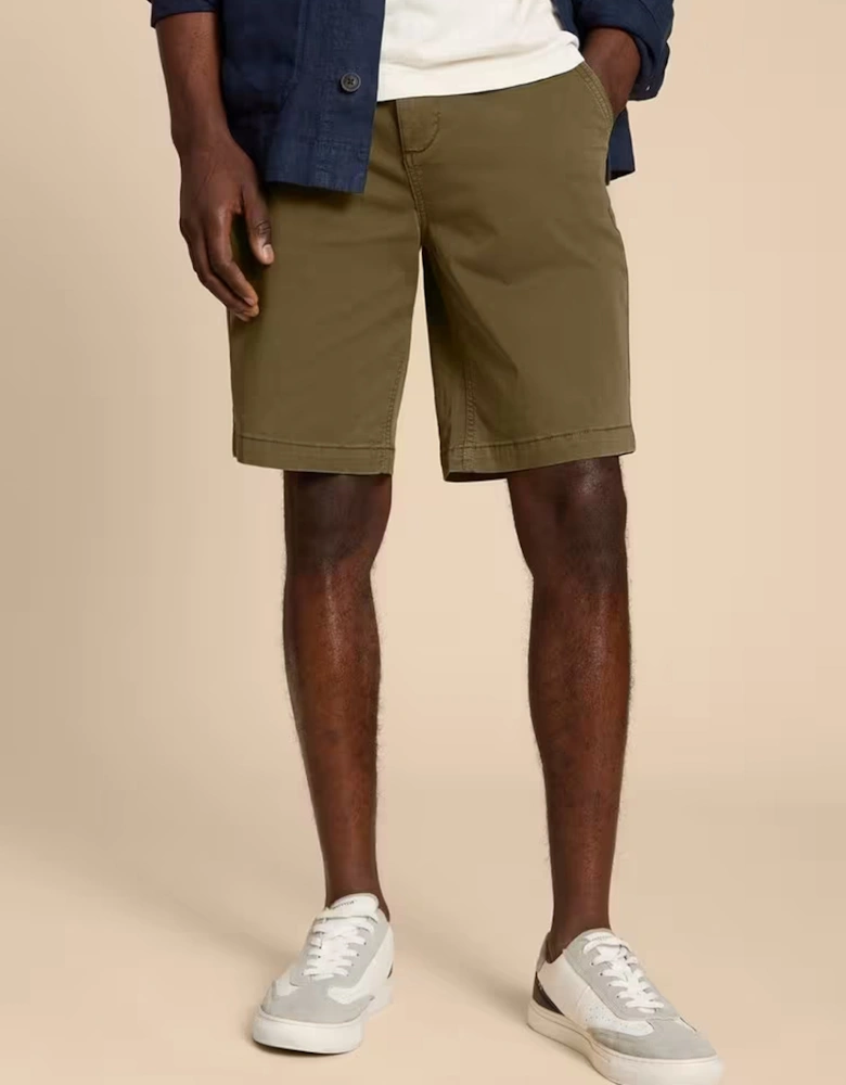 Men's Sutton Organic Chino Short Dark Green