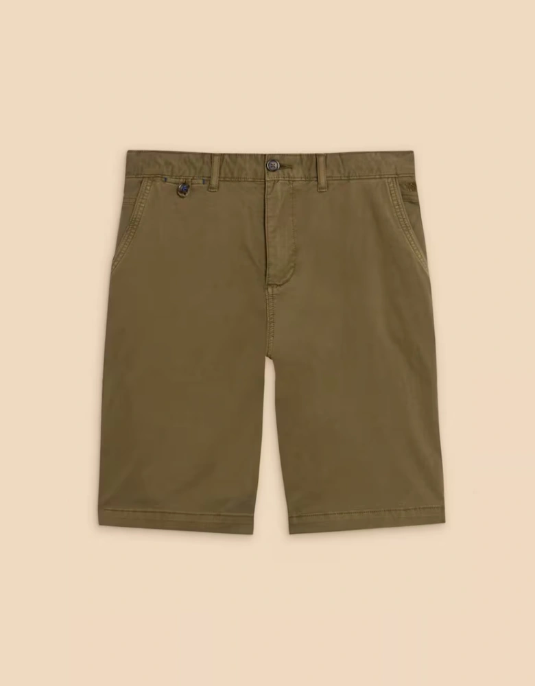 Men's Sutton Organic Chino Short Dark Green