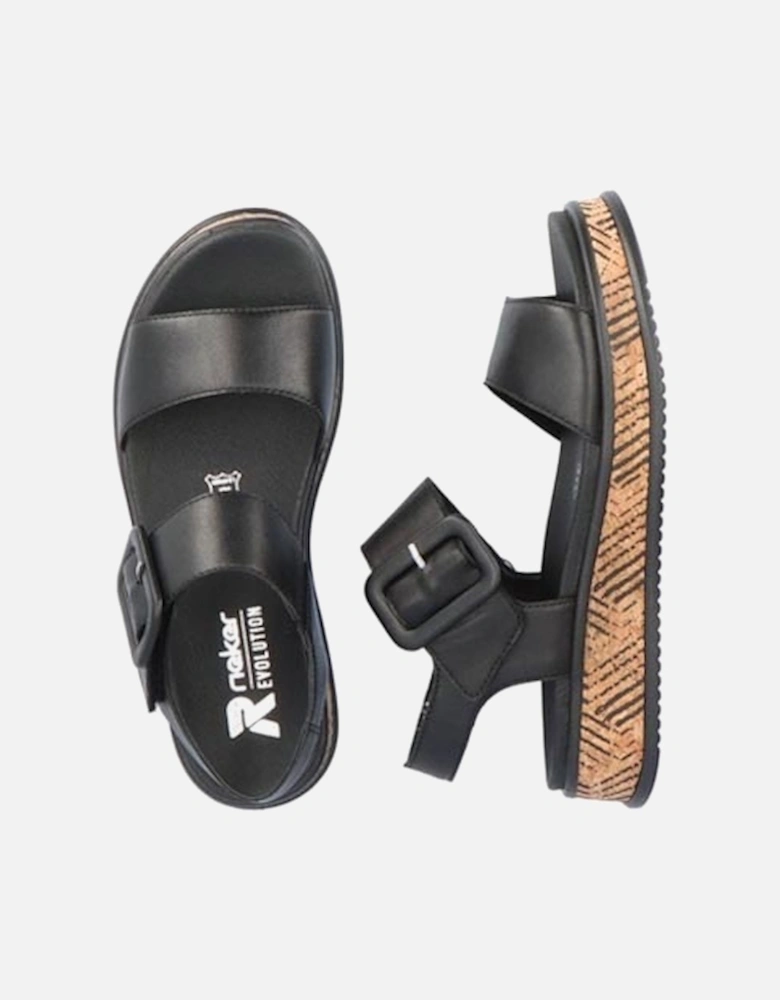 Women's W0800-00 Sandals Black