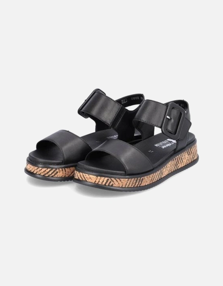 Women's W0800-00 Sandals Black