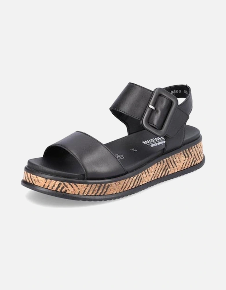 Women's W0800-00 Sandals Black