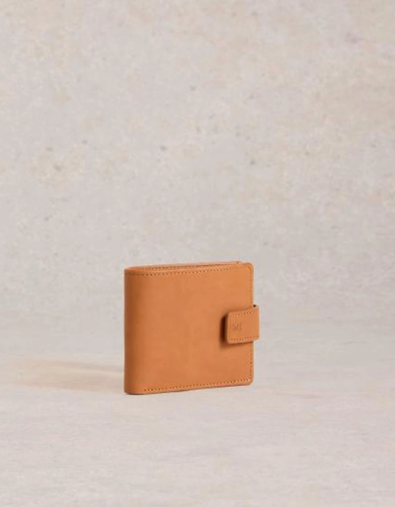 Rufus Leather Wallet Tan Multi