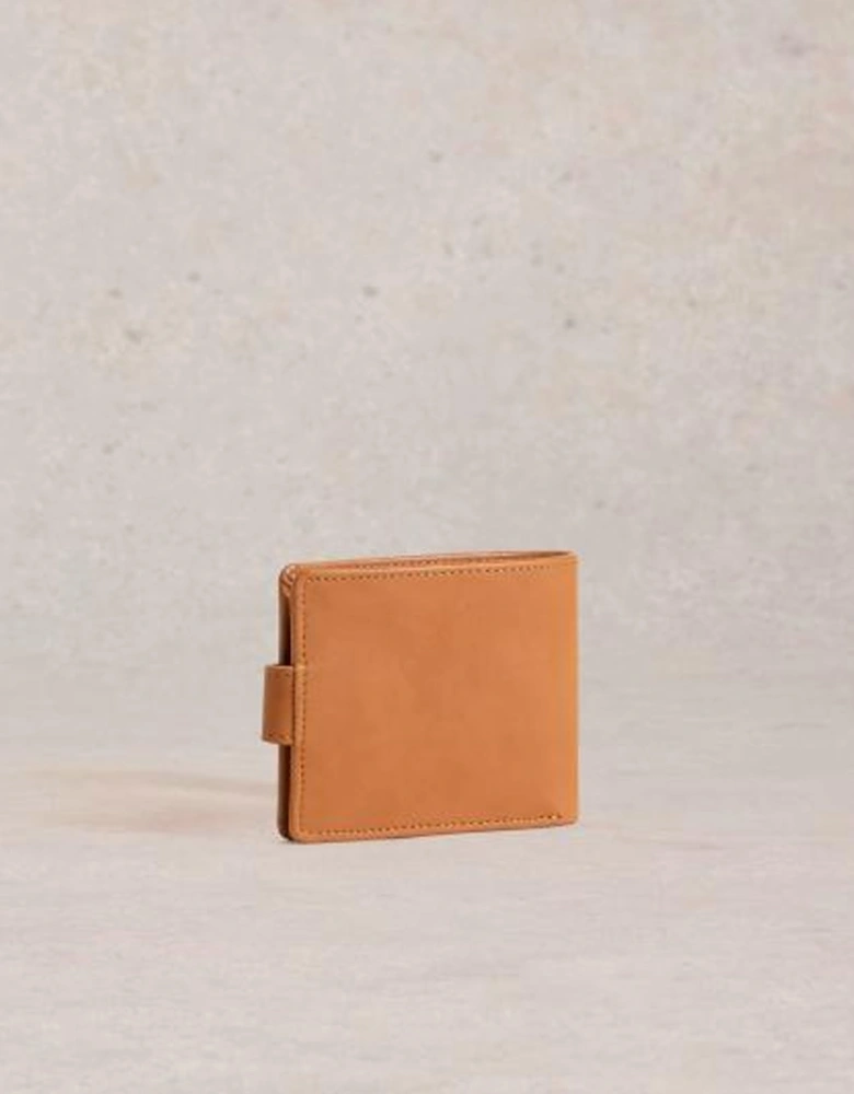 Rufus Leather Wallet Tan Multi