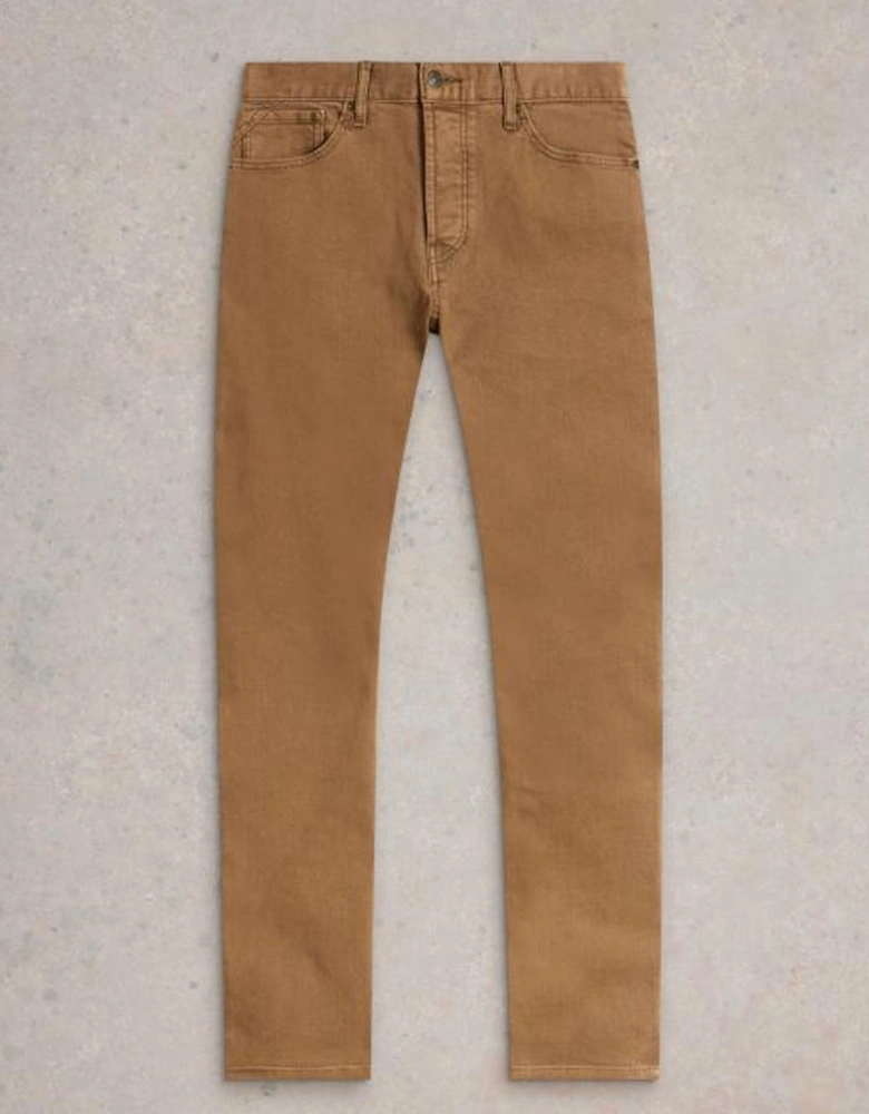 Men's Eastwood Garment Dye Jean Regular Mid Tan