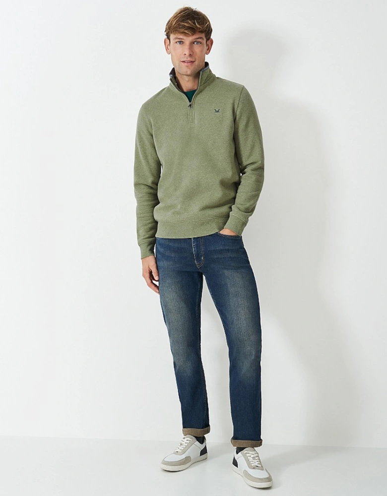 Men's Classic 1/2 Zip Sweat Artichoke Marl