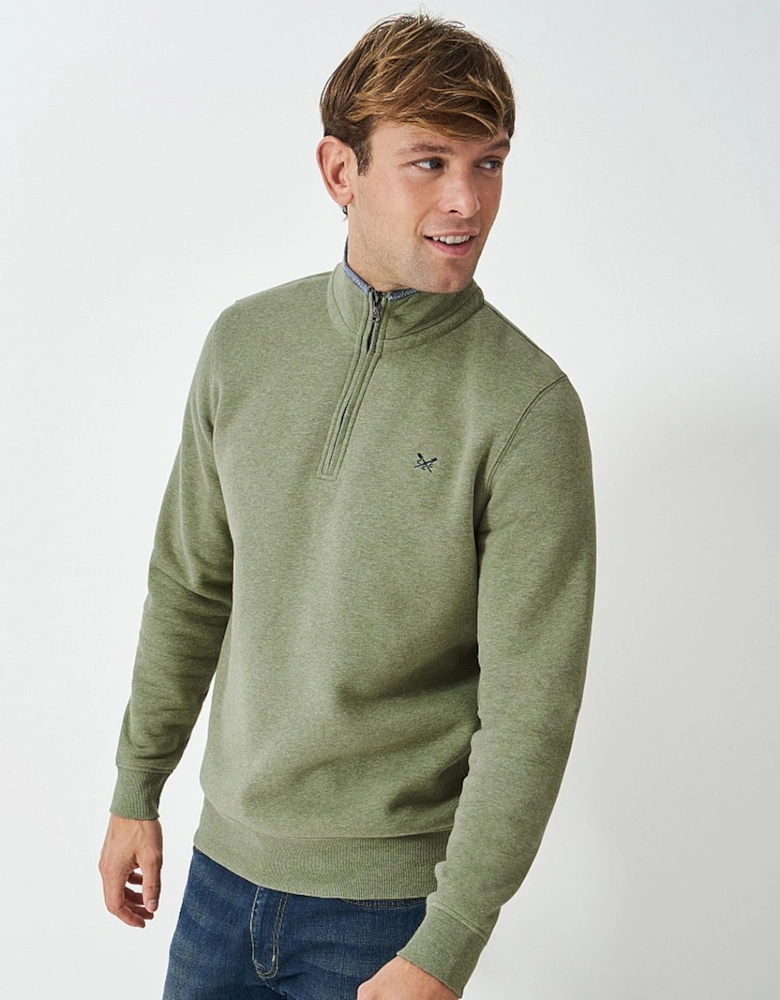 Men's Classic 1/2 Zip Sweat Artichoke Marl