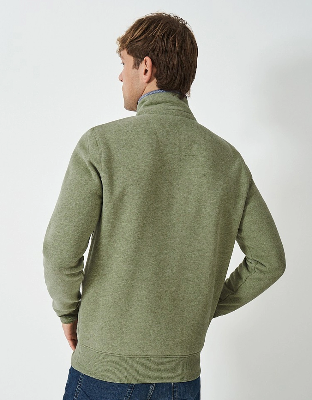 Men's Classic 1/2 Zip Sweat Artichoke Marl