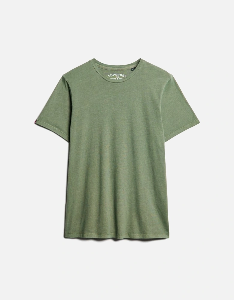 Men's Classic Essential Tee Washed Jewel Green