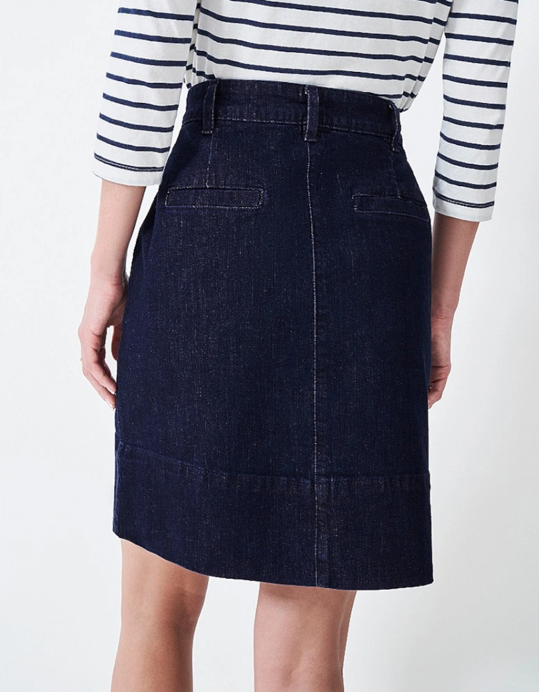 Women's Analee Denim Skirt Dark Indigo