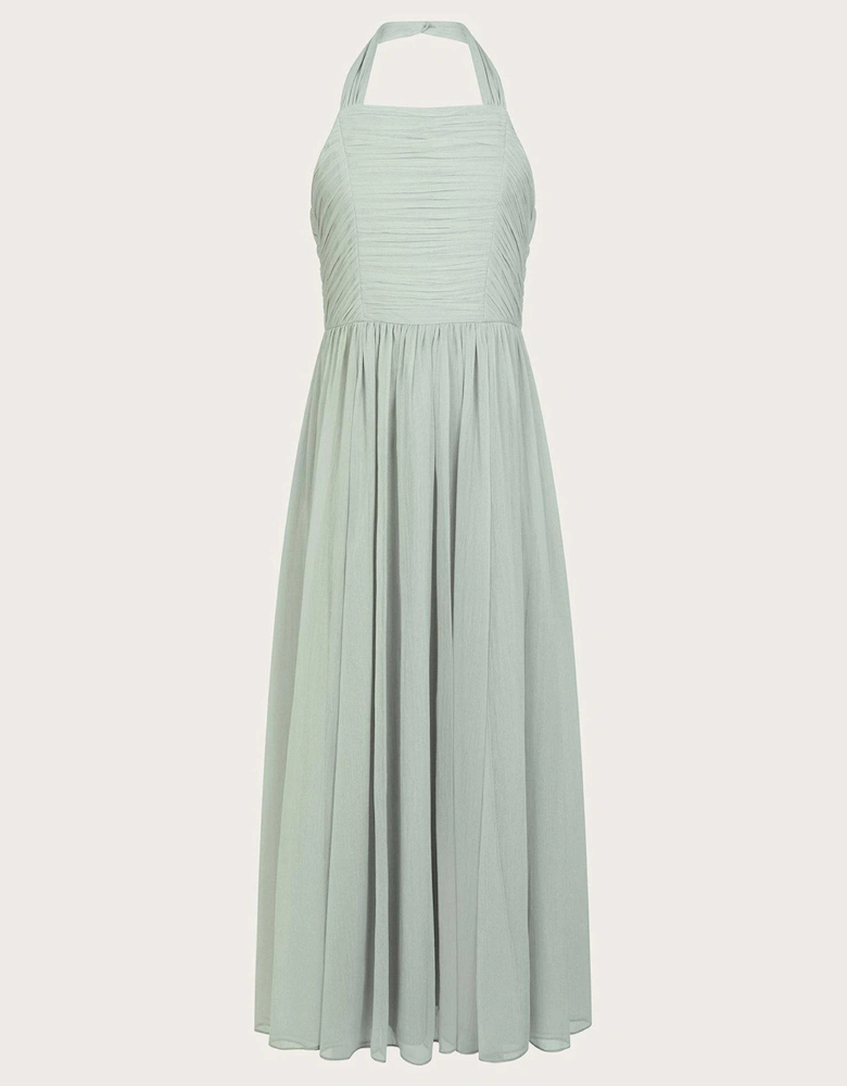 Girls Ayo Halter Maxi Prom Dress - Sage