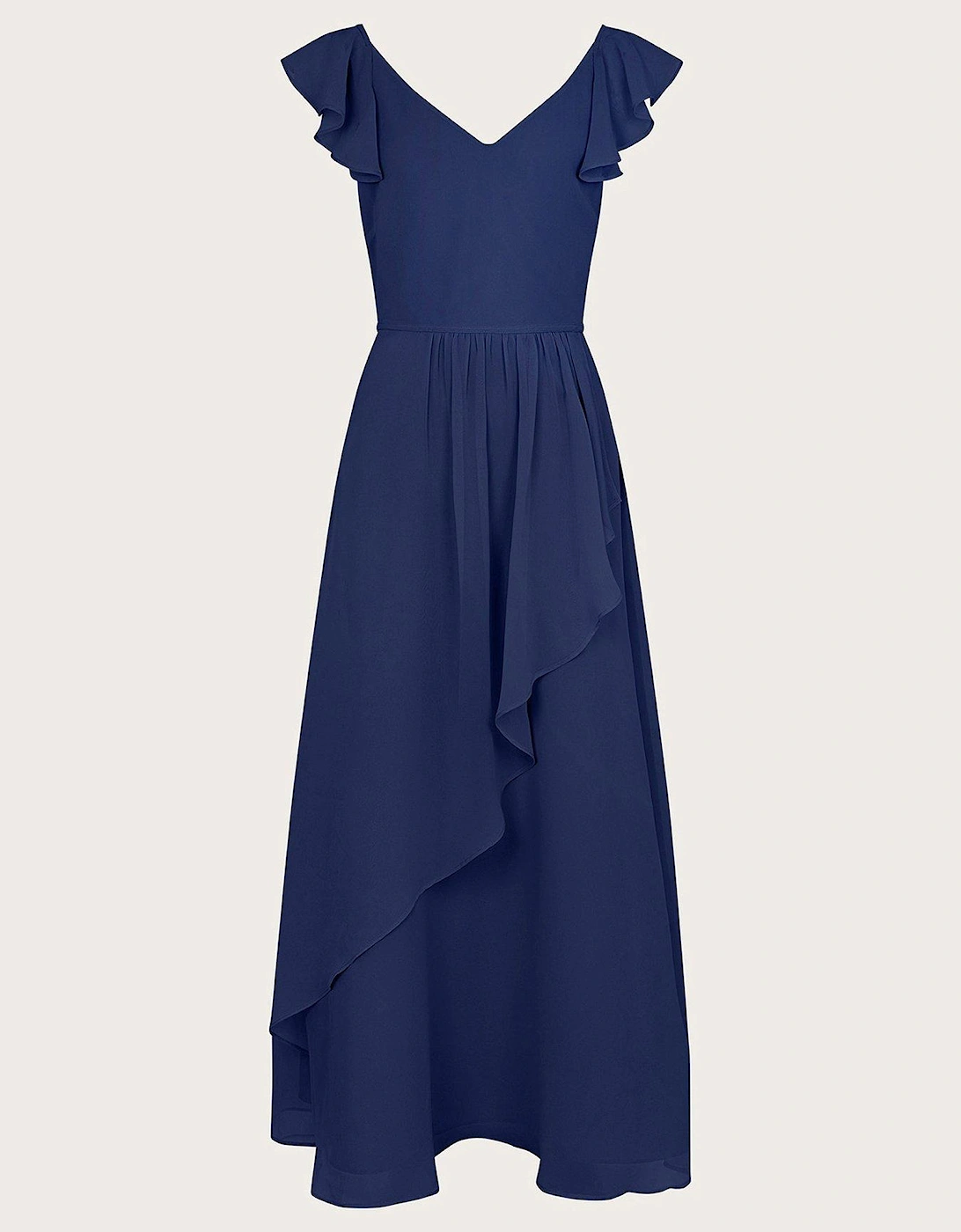 Girls Indie Tie Back Prom Dress - Navy, 2 of 1