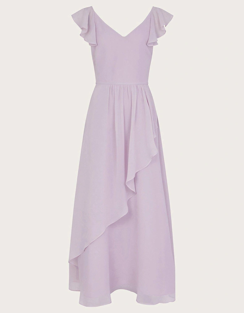 Girls Indie Tie Back Prom Dress - Lilac