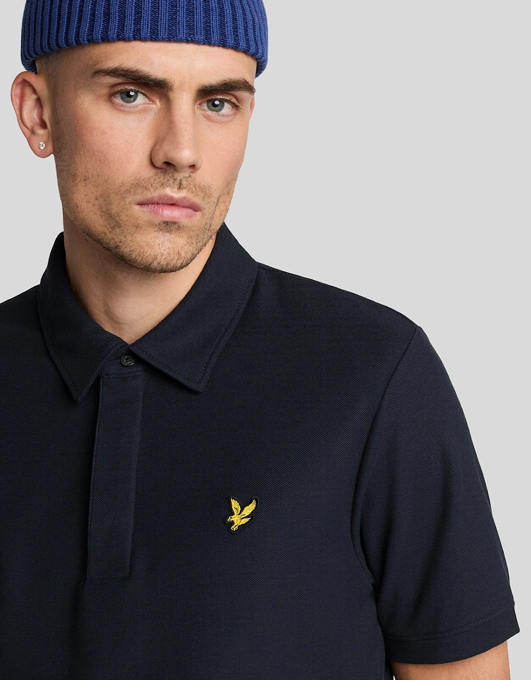 Shirt Collar Pique Polo Shirt