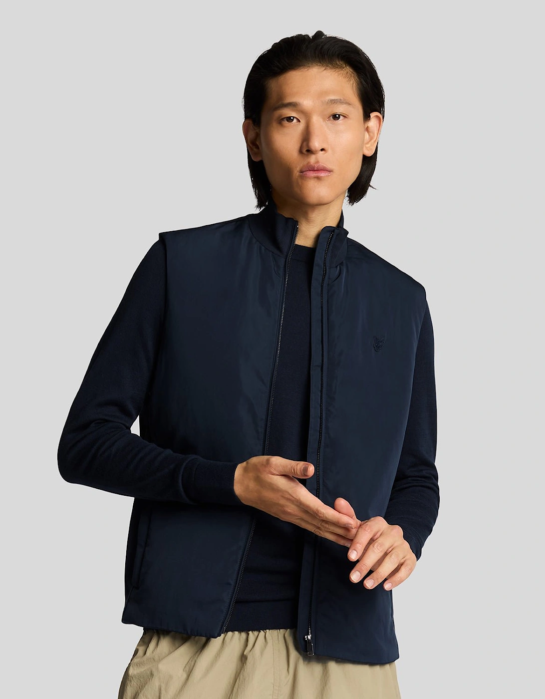 Lyle And Scott Men's Tonal Hybrid Gilet - : Regular/36 S