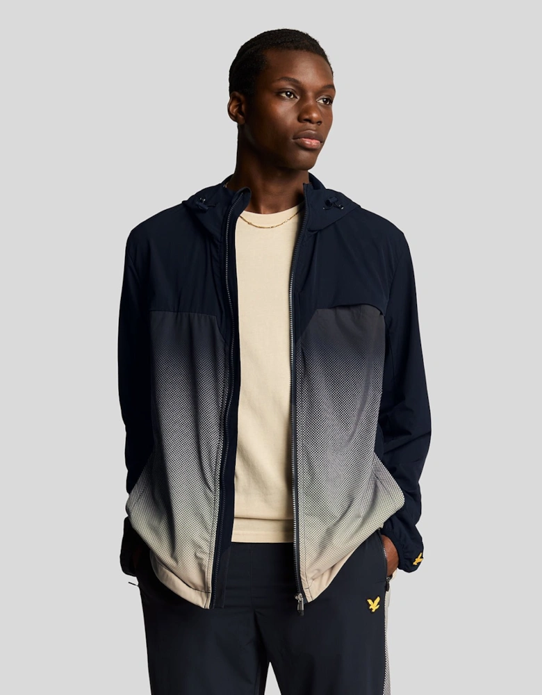 Sports Gradient Colour Block Jacket